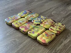 EMPTY Pokemon 151 Mini Tin complete set of 10 - NO PACKS! - Image 2