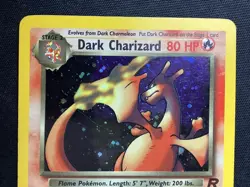 Pokemon TCG Team Rocket #4/82 Dark Charizard (4) MP (Scratches) - Image 3