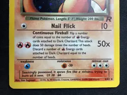 Pokemon TCG Team Rocket #4/82 Dark Charizard (4) MP (Scratches) - Image 4