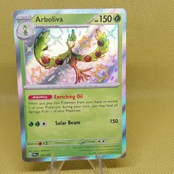 Arboliva 104/091 - Paldean Fates - Shiny Holo Rare Pokemon TCG NM - Image 1