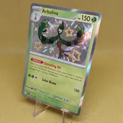 Arboliva 104/091 - Paldean Fates - Shiny Holo Rare Pokemon TCG NM - Image 5