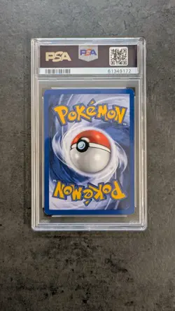 PSA 8 NM - MINT 1999 BASE SET POKEMON BULBASAUR 44/102 #44 WOTC TCG GRADED - Image 2