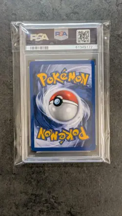 PSA 8 NM - MINT 1999 BASE SET POKEMON BULBASAUR 44/102 #44 WOTC TCG GRADED - Image 4