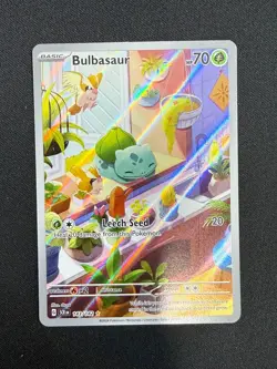Bulbasaur - 143/142 Stellar Crown (Pokemon) Illustration Rare - Image 1