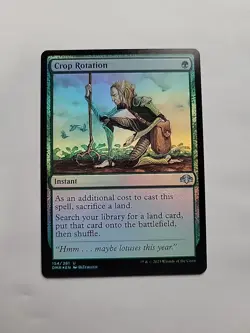 MTG - Crop Rotation Dominaria Remastered Foil Uncommon #154 - Image 1