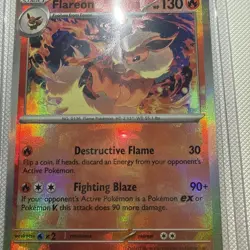 Flareon (Master Ball Pattern) 013/131 Sv: Prismatic Evolutions Holo Pokemon TCG - Image 2