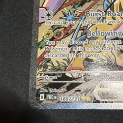 Pokemon Prismatic Evolutions - 166/131 Raging Bolt ex - SIR - NM/M - Image 3