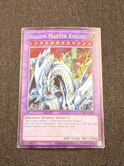 Dragon Master Knight LCKC-EN065 Unlimited Edition Secret Rare Yu-Gi-Oh! - Image 1