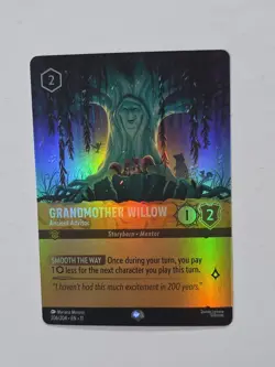 Disney Lorcana Winterspell GRANDMOTHER WILLOW Ancient Advisor Epic Foil #206/204 - Image 1