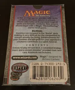 MtG Apocalypse Burial Theme Deck, Sealed - great condition - Image 2