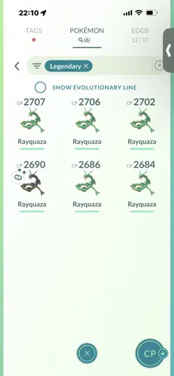 Pokemon Go (Stage 39) Shiny Rayquaza ( 6 Legendarys ) - Image 3