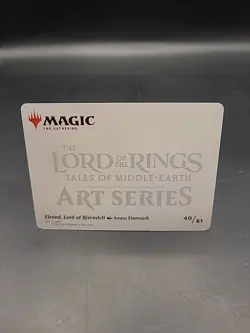 1x Art Series (40/81) - Elrond, Lord of Rivendell MTG The Lord of the Rings: Tal - Image 4