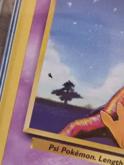 JET PLANE ERROR CGC Graded Pokemon Card Abra #43 Base Set 8.5 - Image 2