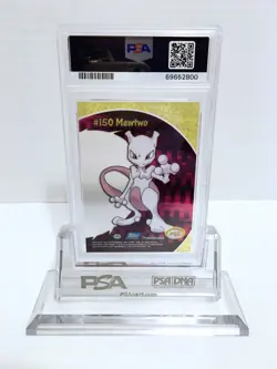 2000 Topps Pokemon Mewtwo TV Animation Clear Cards #PC5 PSA 9 - Image 2