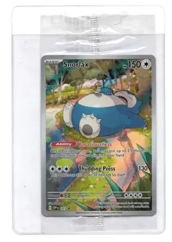 SEALED 2023 Snorlax Black Star Alt Art SVP 051 Pokemon 151 Promo English Holo - Image 1