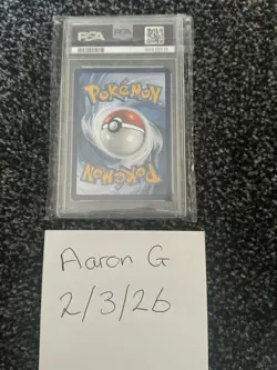 Pokemon Pikachu Grey Felt Hat 2023 Van Gogh x PSA 10 Gem Mint - Image 2