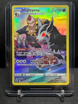Mightyena TG09/TG30 Full Art Trainer Gallery Pokemon 2022 Astral Radiance NM - Image 1