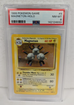 1999 Pokemon Game Magneton-Holo #9 PSA 8 - Image 1