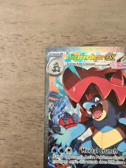 Mega Feraligatr EX 274/217 Full Art SIR Pokemon Ascended Heroes PACK FRESH!! - Image 4