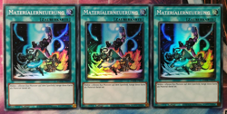 3x Materialerneuerung AMDE-DE056 SUPER RARE 1.Auflage DEUTSCH PLAYSET Yu-Gi-Oh - Image 1