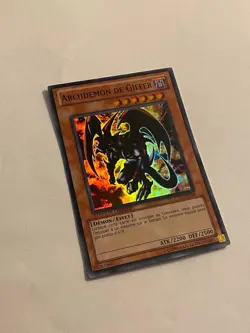 CARTE YU-GI-OH RARE ARCHDEMON DE GILFER CT07-FR014 EDITION LIMITEE 1996 - Image 1