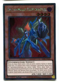 Yu-Gi-Oh! Ewig Infernaler Erzunterweltler Platinum Secret Rare RA03-DE220 - Image 1