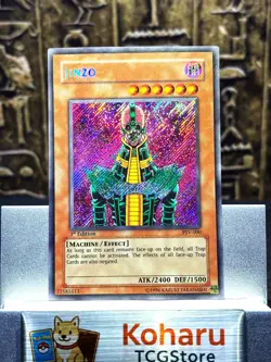 Yugioh Jinzo PSV-000 Secret Rare Pharaoh's Servant 1st Edition -NM - Image 1