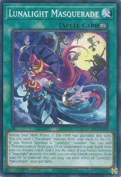 (3x) Lunalight Masquerade - DUAD-EN053 - NM - Common - 1st edition - Yugioh - Image 1