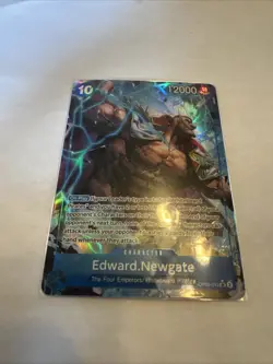 Edward Newgate OP08-043 Parallel Alt Art SR Two Legends One Piece NM English - Image 1