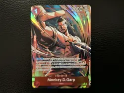 One Piece Monkey.D.Garp OP13-016 Carrying on His Will Alt Art Foil - Image 1