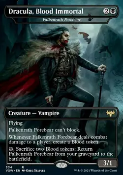 MTG Magic the Gathering Falkenrath Forebear (334/509) Innistrad Crimson Vow NM - Image 1