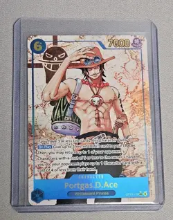 One Piece TCG Portgas D. Ace OP13‑119 Alt Art SEC Carrying on His Will - Image 1