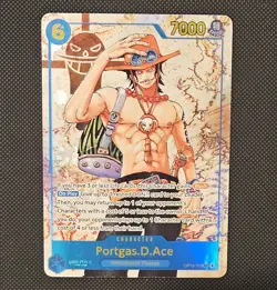 One Piece TCG Portgas D. Ace OP13‑119 Alt Art SEC Carrying on His Will - Image 3