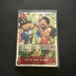 Ace & Sabo & Luffy OP13-007 Carrying On His Will Foil - Image 1