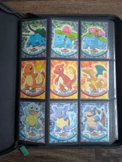 PACKFRESH! Topps Pokemon Binder Holo Chrome Charizard Embossed Cards X193 - Image 1