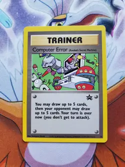 Pokemon Card Black Star Promo Computer Error 16 Near Mint - Image 1