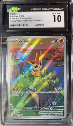 Victini 208 Sv: Scarlet & Violet Promo Cards Holo CGC 10 - Image 1