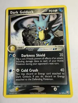 Pokemon Card EX Team Rocket Returns Dark Golduck 35/109 NM - Image 1