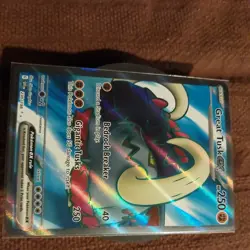 Great Tusk EX 230/198 Ultra Rare Full Art Scarlet & Violet Pokemon Card NM Mint - Image 5