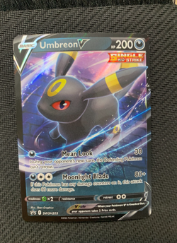 Umbreon V SWSH203 Black Star Promo Pokemon Card - Sword & Shield Promo - NM - Image 1