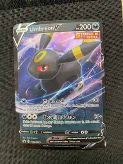 Umbreon V SWSH203 Black Star Promo Pokemon Card - Sword & Shield Promo - NM - Image 2