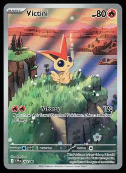 Victini 208 Holo Illustration Rare Scarlet & Violet Promo Pokemon Card - Image 1