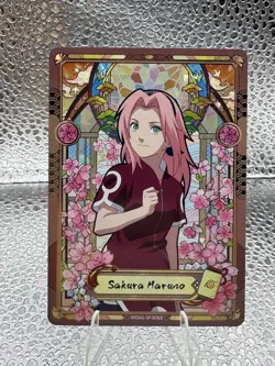 Sakura Haruno NARUTO NRSA01-SP-003L5 Naruto Kayou Card - ENGLISH - Heaven Scroll - Image 1