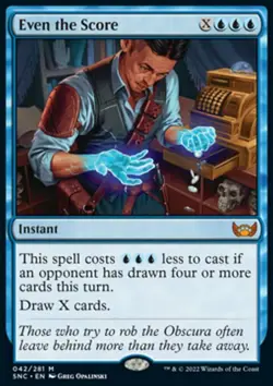 MTG Magic the Gathering Even the Score (42/484) Streets of New Capenna NM - Image 1