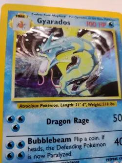Gyarados Base Set Pokemon Card WOTC - Image 3