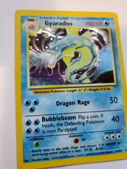 Gyarados Base Set Pokemon Card WOTC - Image 5