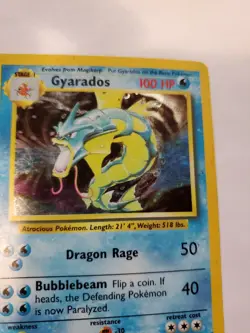 Gyarados Base Set Holo Pokemon Card WOTC - Image 4