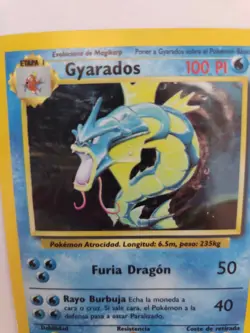 Gyarados Not English Base Set Pokemon Card Base WOTC - Image 3