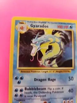 Gyarados Base Set Holo Pokemon Card WOTC - Image 2