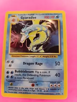 Gyarados Base Set Holo Pokemon Card WOTC - Image 4
